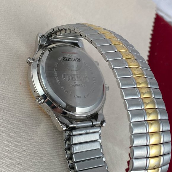 Vintage Wrangler Hero Digital/Analog 2 Tone Sports/Dress Watch - Picture 3 of 6